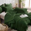 BAGOKIE 2/3 Pieces Seersucker Ruffle Bed in a Bag Comforter Set - 4 of 4