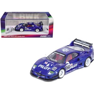 LBWK (Liberty Walk) F40 #56 Blue "Tokyo Auto Salon 2024" 1/64 Die Cast Model Car by Inno Models - 1 of 4
