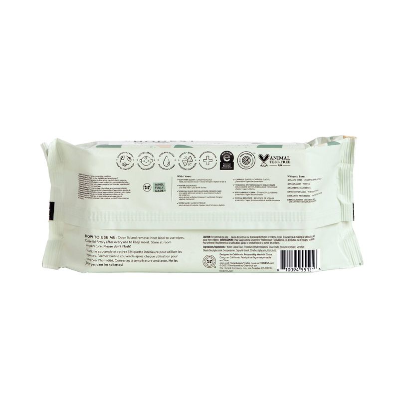 The Honest Company Plant-Based Baby Wipes made with over 99% Water - Classic(Select Count), 4 of 13