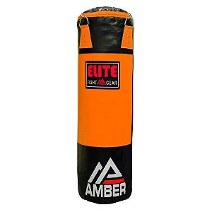 AmberFight Gear  Strikeforce 70lb Heavybag – ToughTek leather, triple-stitched, sand-filled, D-ring, chains, swivel, filled/unfilled. - 1 of 4
