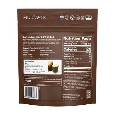 MUD\WTR Organic Mushroom Coffee - 2.1oz