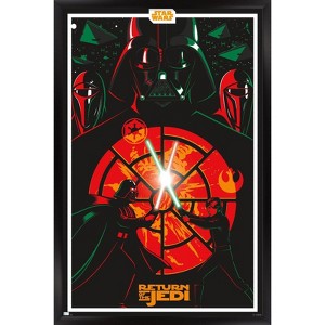Trends International Star Wars: Return of the Jedi - Duel Framed Wall Poster Prints - 1 of 4