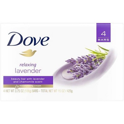 Dove Relaxing Lavender Beauty Bar Soap 