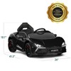 Best Choice Products Kids 12V Ride-On Car Officially Licensed Lamborghini Revuelto w/ Remote, LED Lights - 2 of 4