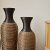 NicBex 3-Piece PVC Floor Vase Set, Decorative Tall Vases for Home Decor, Modern Design Dry Flower/ Branch Holders - 4 of 4