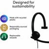 Logitech H570e USB Wired Mono Headset, USB-A, Noise-Canceling Mics, Inline Controls, Certified for Microsoft Teams, Black - 4 of 4