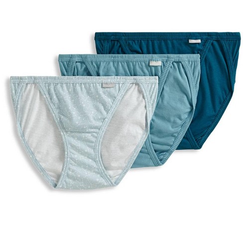 Jockey Women's Underwear Elance String Bikini - 3 Pack, White, 6