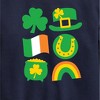 Boys' - Instant Message - St. Patrick's Day Icon Graphic Long Sleeve Fleece Sweatshirt - 2 of 4