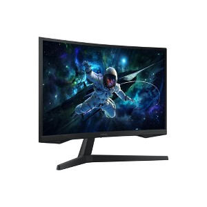 Refurbished: Samsung 27” Odyssey G55C QHD 165Hz, Curved Gaming Monitor - LS27CG556ENXZA - Manufacturer Refurbished - 1 of 4
