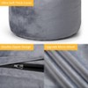 Giant Bean Bag Chair, 48 InchBean Bag Chairs with Machine Washable Plush Velvet Cover - 3 of 4