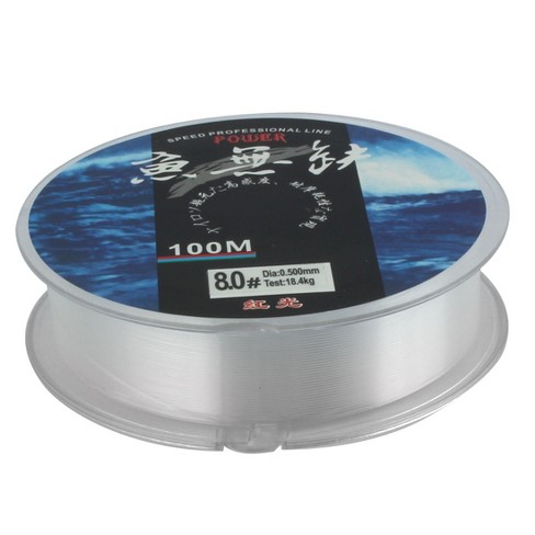 Unique Bargains 8.0 Strong Nylon Monofilament Fishing Line Clear 0.01 Inch  : Target