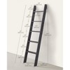 Blanket Ladder Decorative Farmhouse for The Living Room, 5-Tier Ladder Shelf, Ladder Rack for Storage and Decor - 4 of 4