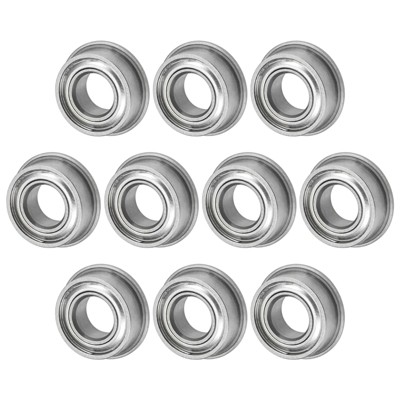 Unique Bargains Durable Chrome Steel Flanged Ball Bearing 10 4mm x 8mm x 3mm