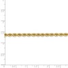 Black Bow Jewelry 4mm, 14k Yellow Gold, Handmade Solid Rope Chain Bracelet - 4 of 4