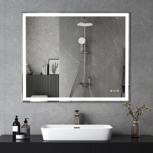 LED Bathroom Vanity Mirror Wall Mounted Adjustable White/Warm/Natural Lights Anti-Fog Touch Switch - 1 of 4