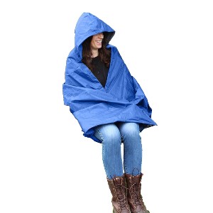 WOLF 56"x107" AnyWear Weather Resistant Exterior Fleece Interior Outdoor Blanket - 1 of 4