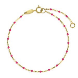 Girls' Enamel Satellite Bracelet 14k Gold - In Season Jewelry - 1 of 2