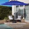 Best Choice Products 10ft 3-Tier Patio Umbrella, Market Sun Shade w/ Tilt Adjustment, Easy Crank - 4 of 4