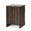 NicBex 2 Drawer Nightstand,Faux Wood Bedside Table with Open Shelf for Bedroom,Living Room - 4 of 4