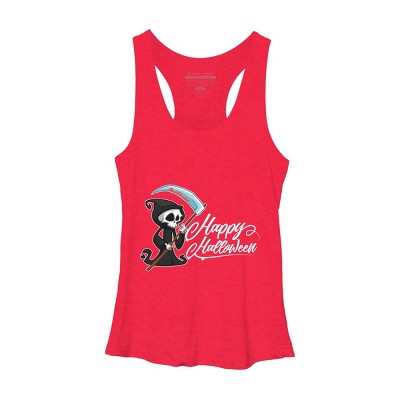 Women's Design By Humans HAPPY HALLOWEEN - Special Edition By wedenote Racerback Tank Top