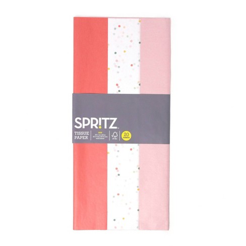 ct Banded Tissue Gift Packaging Accessory Pink Spritz Target