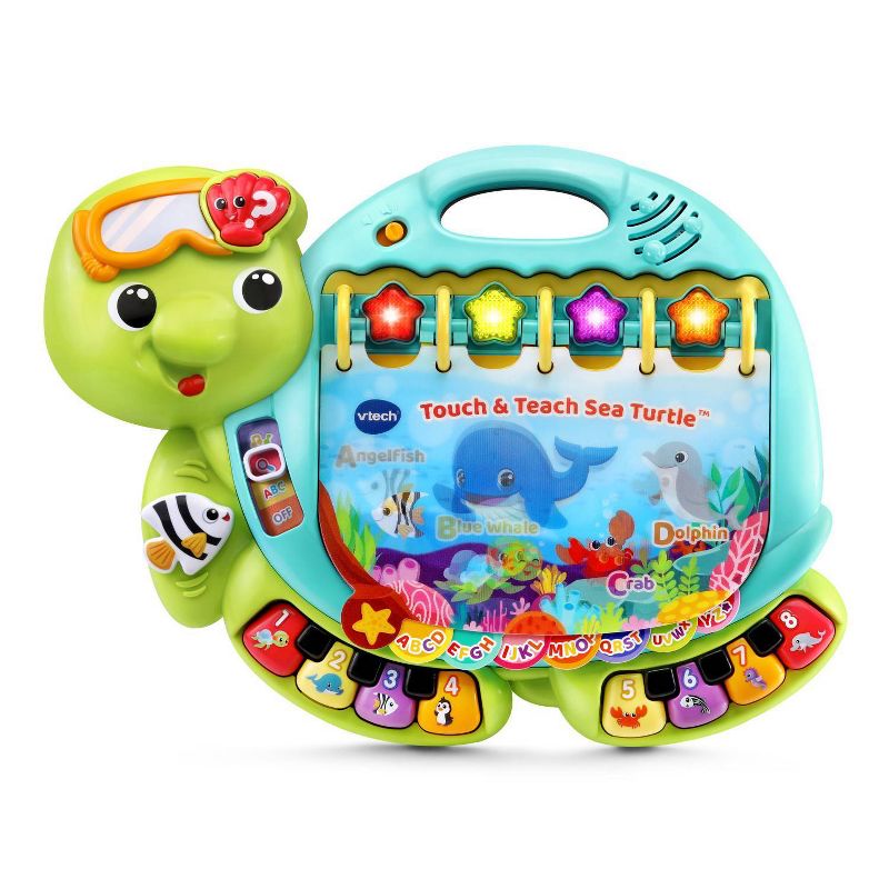 VTech Touch &#38; Teach Sea Turtle, 1 of 9