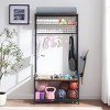 Baofuwish Garage Sports Equipment Organizer System Ball Gear Basketball Racks with Baskets, Indoor/Outdoor Kids Toys Storage Organizer - 2 of 4