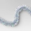 10' Christmas Tinsel Garland Mega Wide Cut Iridescent and Narrow Cut Silver - Wondershop™ - 3 of 3