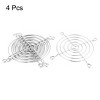 Unique Bargains 4 Pcs Cooling Fan Finger Guard Grill Metal Wire 80mm AC DC Computer CPU - 2 of 4