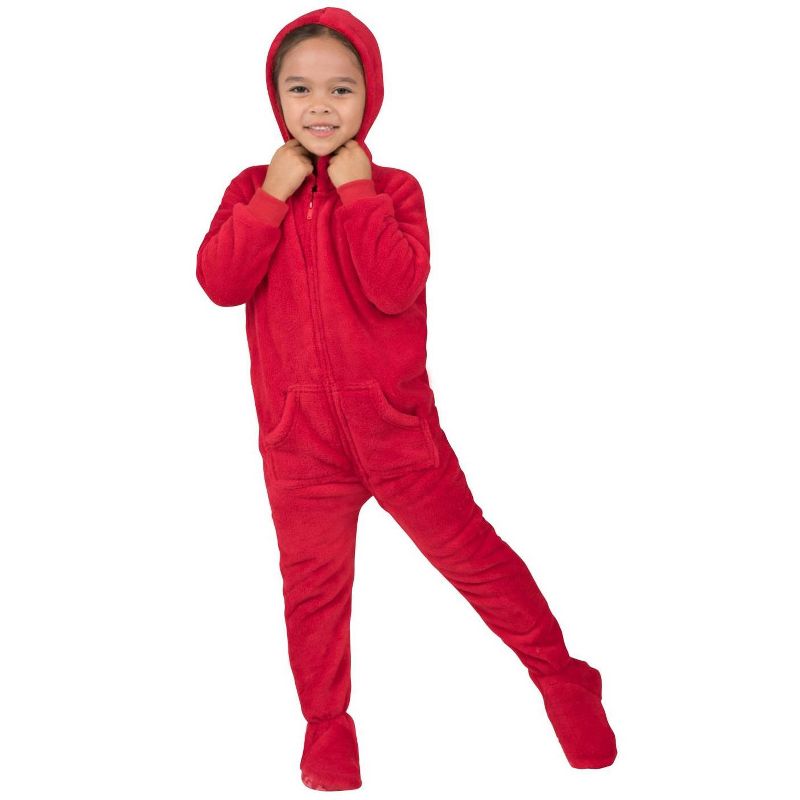 Footed Pajamas - Family Matching - Heatwave Hoodie Chenille Onesie For Boys, Girls, Men and Women | Unisex, 2 of 6