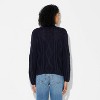 Women's Crewneck Cotton Cable Pullover Sweater - Wild Fable™ - 3 of 3