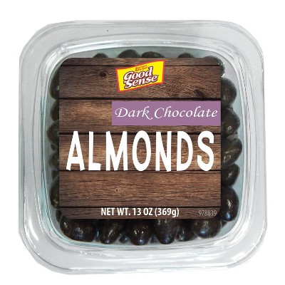 Good Sense Dark Chocolate Almonds - 13oz