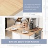 Rolling Kitchen Island Cart, Drop Leaf, Wine Rack, Rubberwood Top, Adjustable Storage and Lockable Wheels, Kitchen Cabinets - 4 of 4