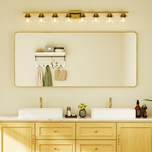 Wall-Mounted Mirror Rectangle Bathroom Vanity Mirrors Framed Mirrors Aluminum Framed Bathroom Mirror - 1 of 4