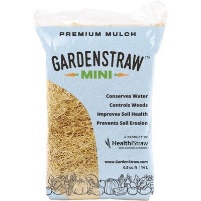 HealthiStraw GardenStraw All-Natural, Clean, Sustainable Garden Straw Mulch for Gardens and Grass Seeding