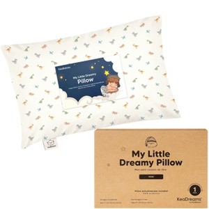 KeaBabies Mini Toddler Pillow with Pillowcase, 9x13 Small Pillow for Toddler, Soft Kids Pillow for Sleeping, Travel, Age 2-4 - 1 of 4