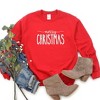 Simply Sage Market Women's Graphic Sweatshirt Embroidered Merry Christmas - 4 of 4