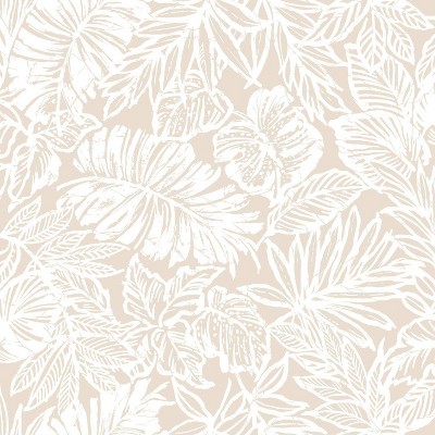 RoomMates Bamboo Peel and Stick Wallpaper Brown