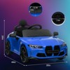 12V Electric Ride On Car, Sports Car for Kids Electric Vehicle, Power Wheels for Boys Girls, with Suspension System - 2 of 4
