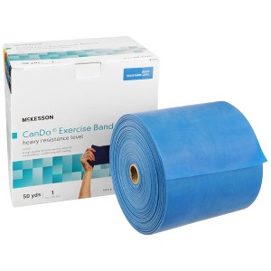 McKesson CanDo Exercise Resistance Band Blue Heavy Resistance, 50 yds., 1 Count - 1 of 4