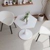 NicBex Dining Table Kitchen Table Modern Hexagonal Table with MDF Table Top Metal Base Dining Table for Kitchen and Dining Room - 4 of 4