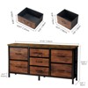 Lyngins Modern 7-Drawer Dresser with Wooden Top, Chest of Drawers with Metal Frame,Pulls,Storage Furniture for Bedroom,Living Room - 3 of 4