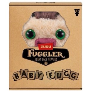 Fuggler Baby Fuggs 3.5 Inch Screech Tan Funny Ugly Monster Soft Plush - 1 of 3
