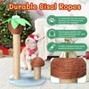 27.5in Coconut Palm Tree Cat Scratching Post, Cute Cat Scratcher with Natural Sisal Posts & Dangling Balls for Indoor Cats - 2 of 4