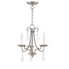 Livex Lighting Daphne 3 - Light Chandelier in  Brushed Nickel - 4 of 4