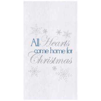 C&F Home Home for Christmas Embroidered Flour Sack Cotton Kitchen Towel