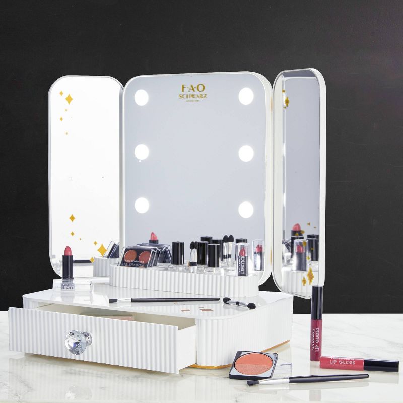 FAO Schwarz Makeup Vanity Mirror Set, 6 of 12