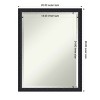 Amanti Art Bethany Beveled Wood Framed Bathroom Vanity Wall Mirror - 3 of 4