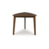Signature Design by Ashley Allstream Triangle Dining Table, Brown, Seats 3, Mid-Century Modern Small Space Dining - 3 of 4