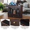 Unique Bargains Wood Velvet Lining Drawer Storage Watch Perfume Organizer - 4 of 4